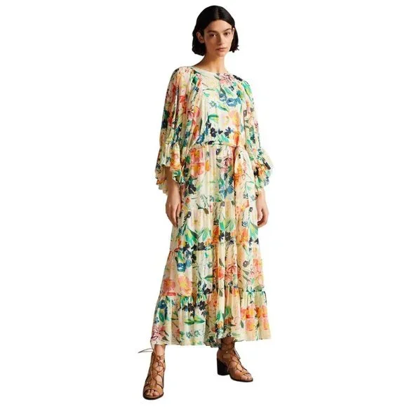 Ted Baker | Dresses | Ted Baker Kiyrie Balloon Sleeve Maxi Dress